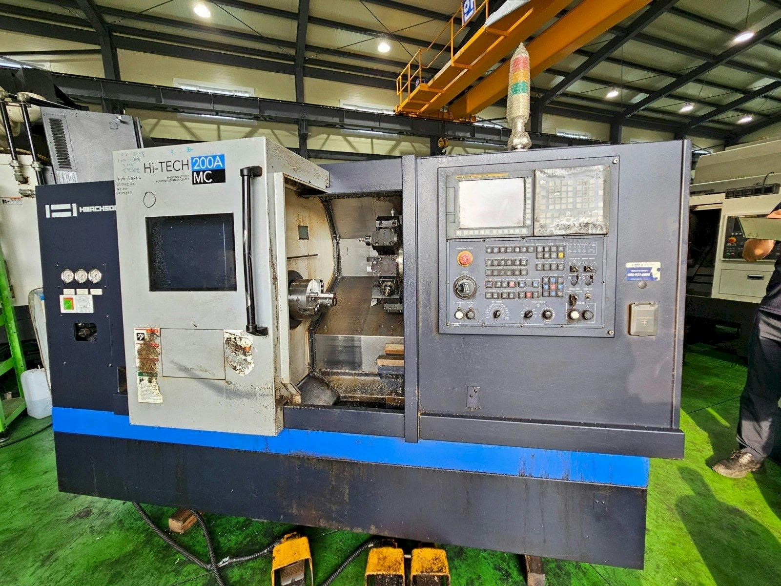 Front view of HWACHEON Hi-Tech 200A MC  machine