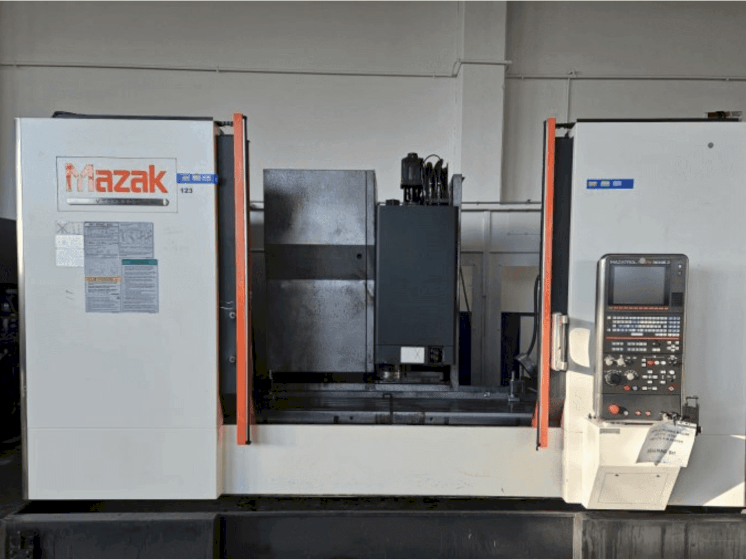 Front view of Mazak VTC-530C  machine