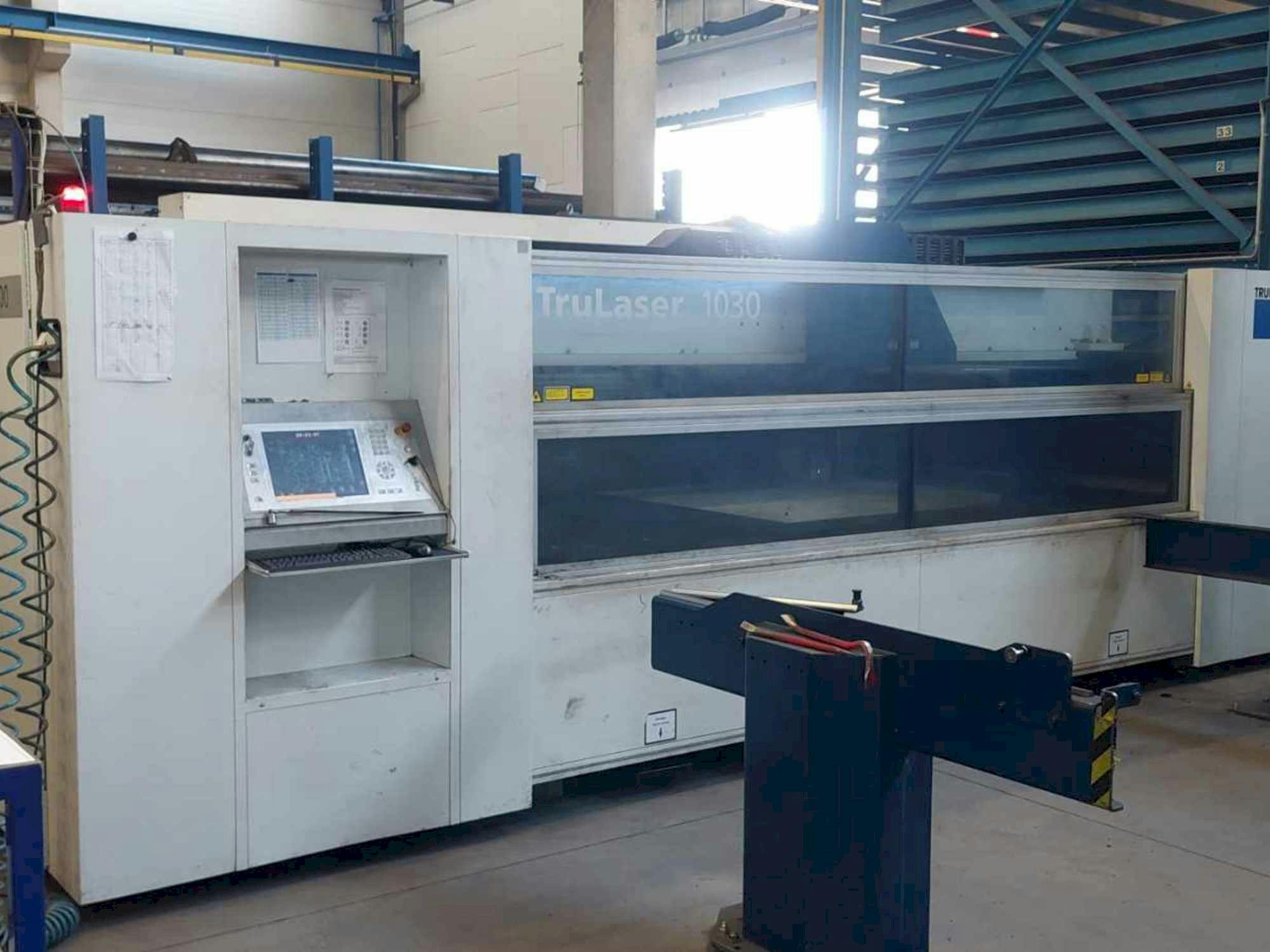 Front view of Trumpf TruLaser 1030  machine