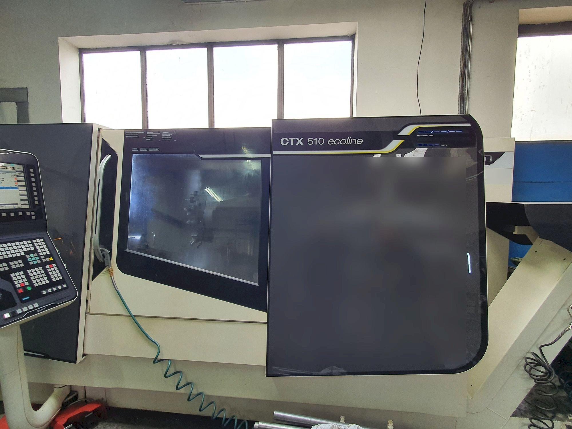 Front view of DMG MORI CTX 510 V3 Ecoline  machine