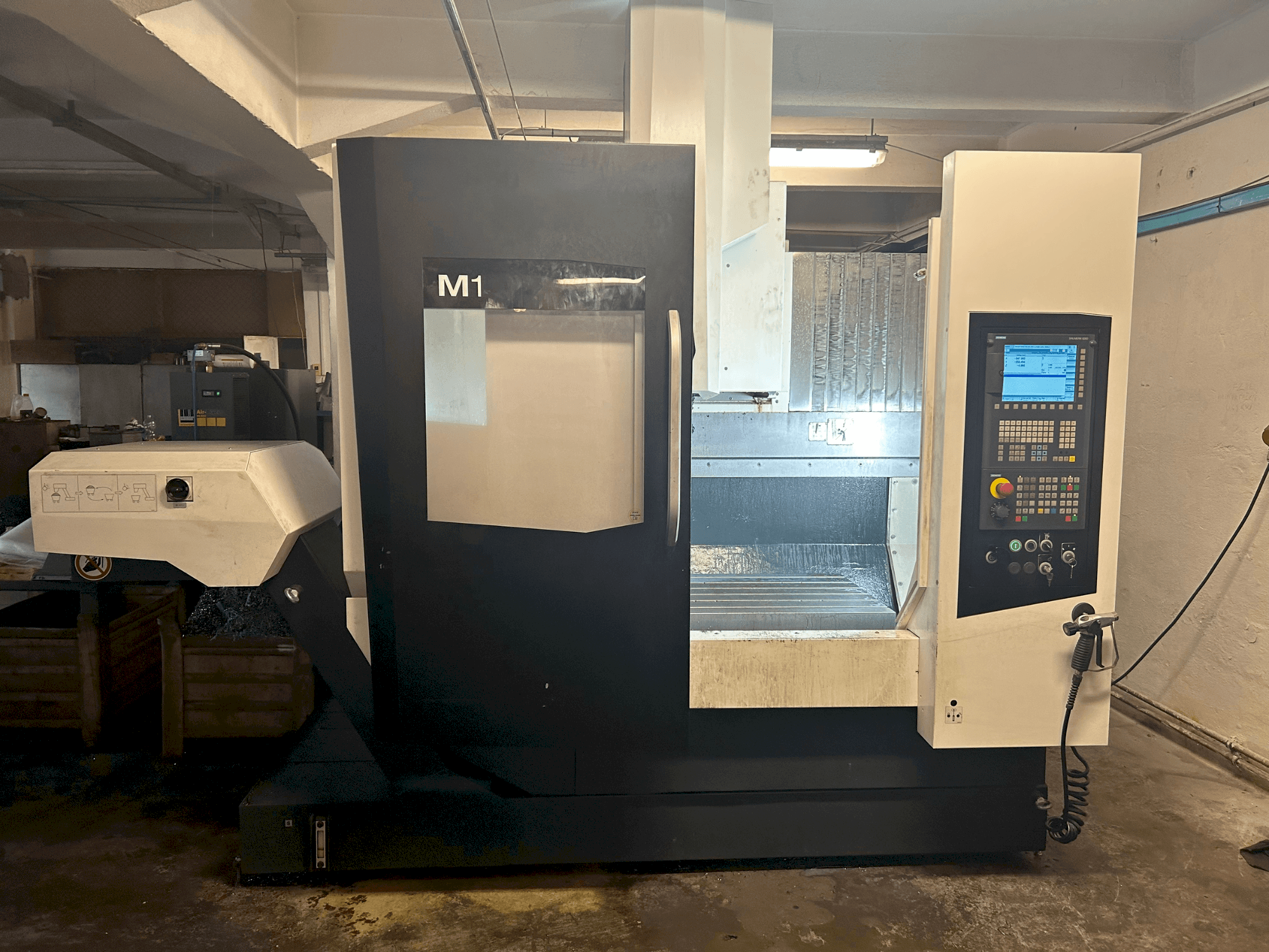 Front view of DMG MORI M1  machine