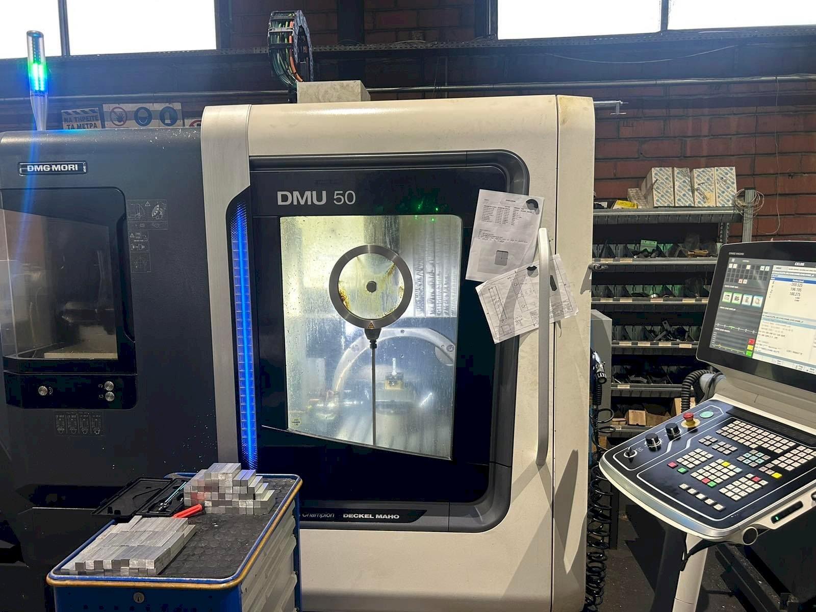 Front view of DMG MORI DMU 50  machine