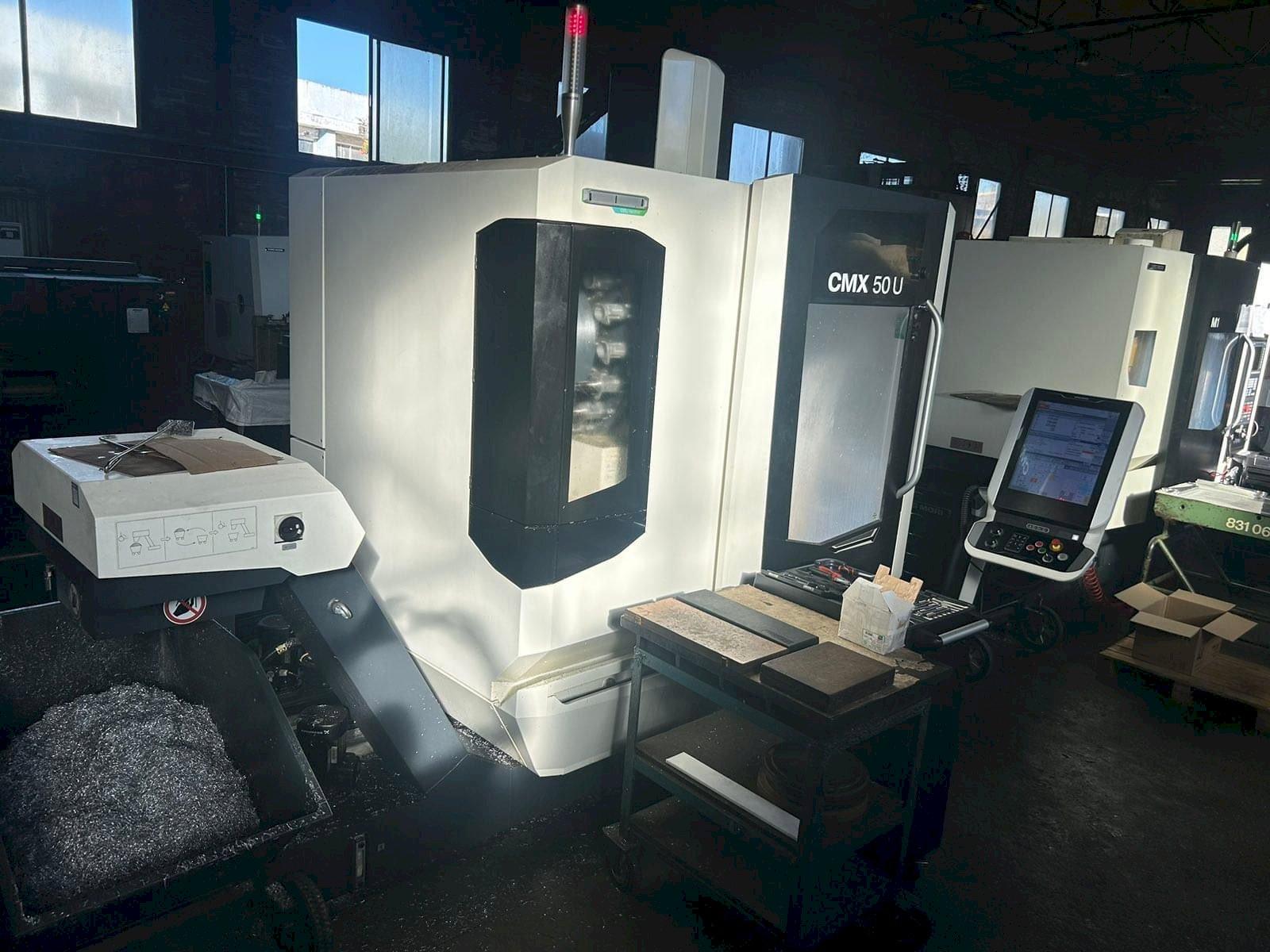 Front view of DMG MORI CMX 50 U  machine