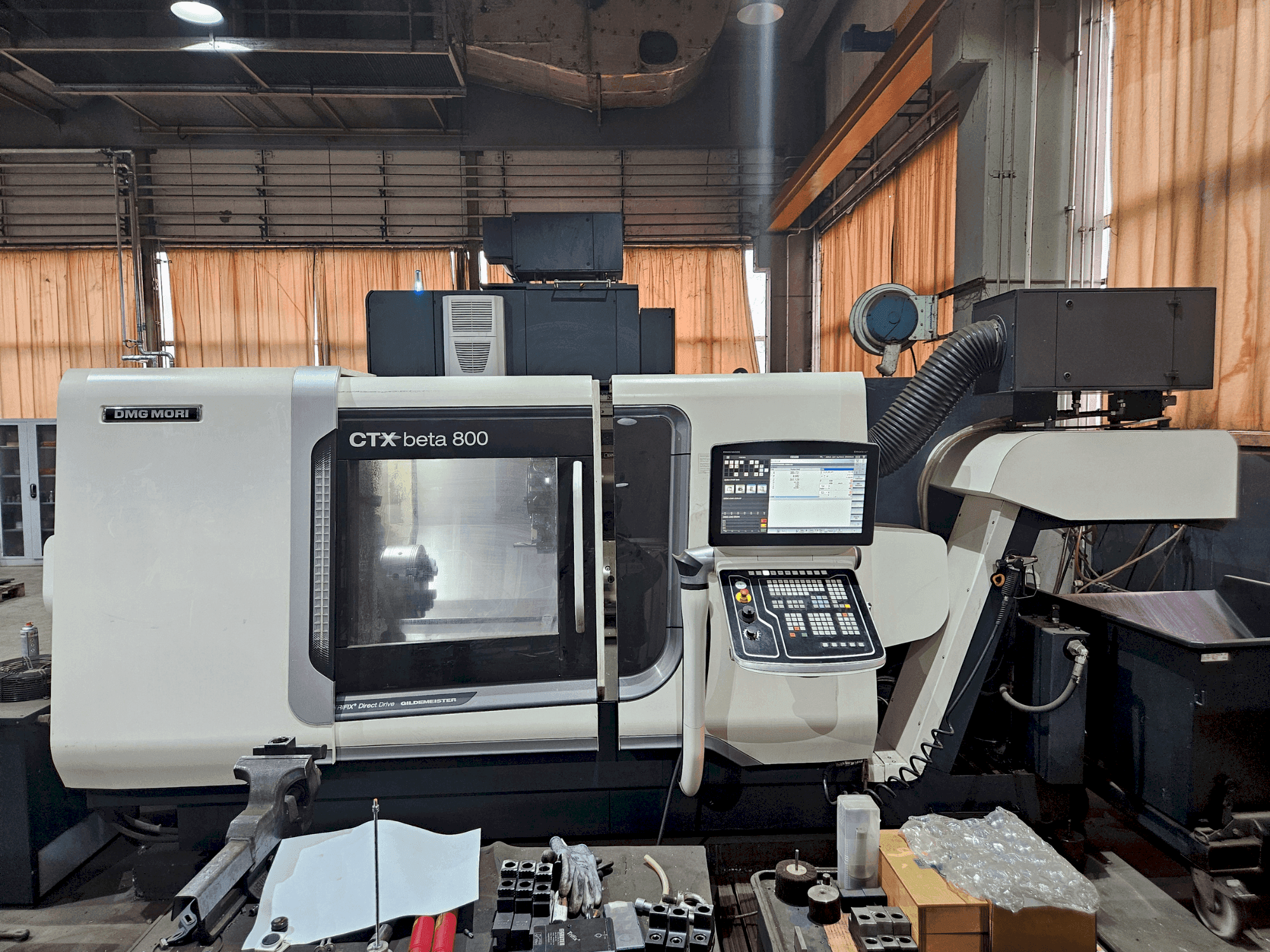 Front view of DMG MORI CTX beta 800  machine