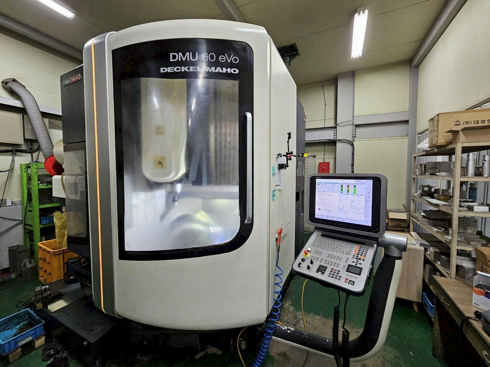 Front view of DMG MORI DMU 60 EVO  machine