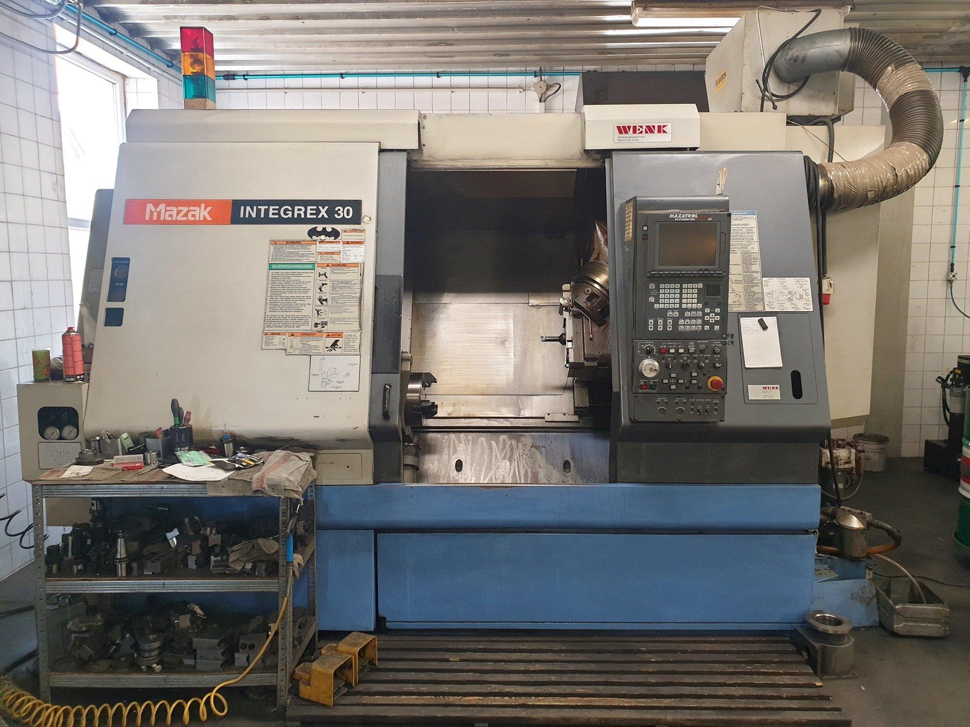 Front view of Mazak Integrex 30  machine