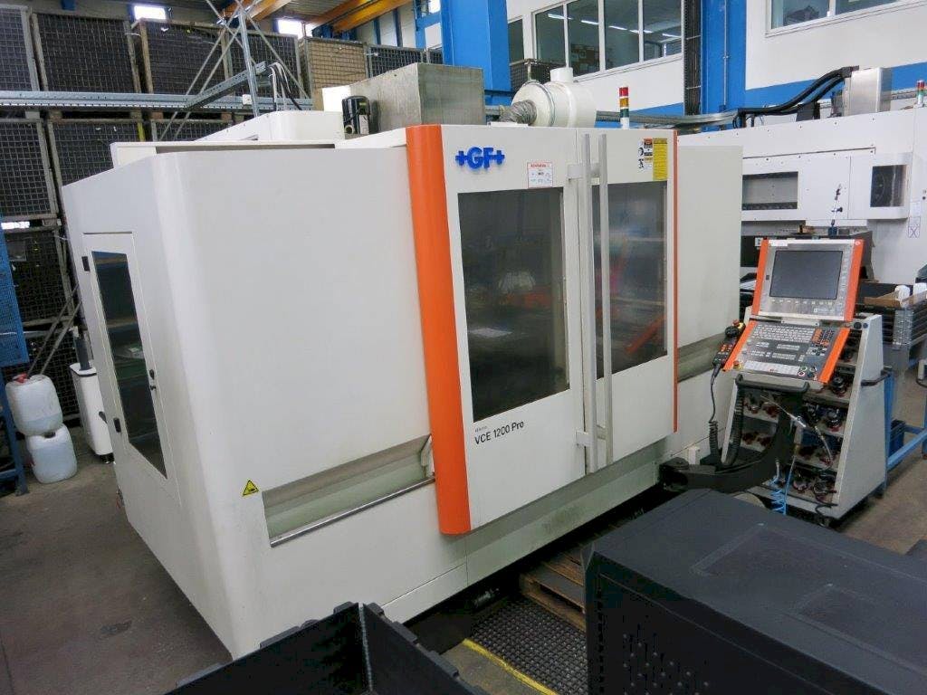 Front view of +GF+ AgieCharmilles Mikron VCE 1200 Pro  machine