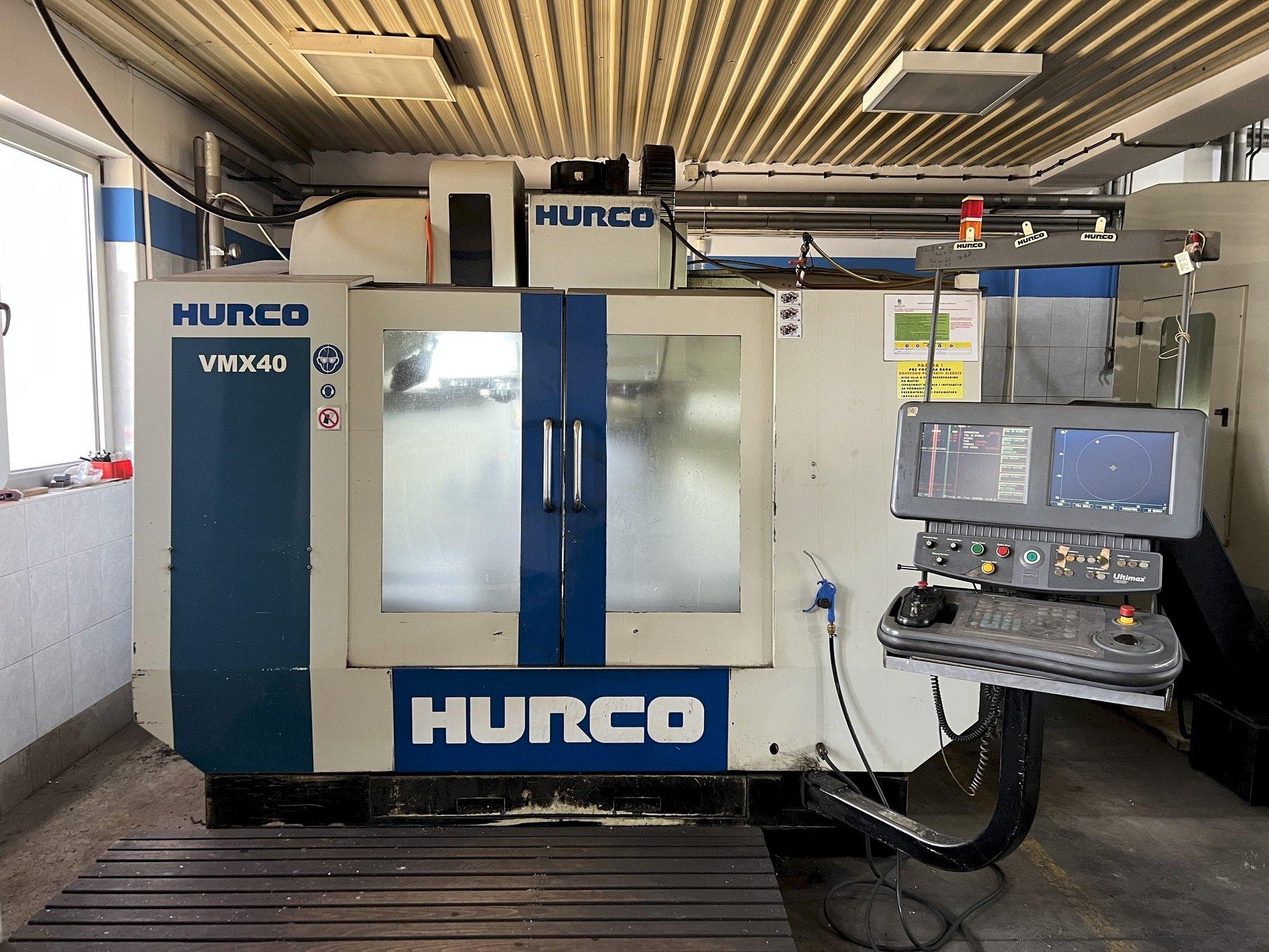 Front view of Hurco VMX 40  machine