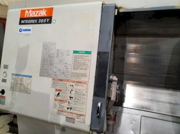 Front view of Mazak Integrex 300Y  machine