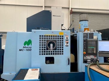 Front view of Matsuura MC-1000 VGX  machine