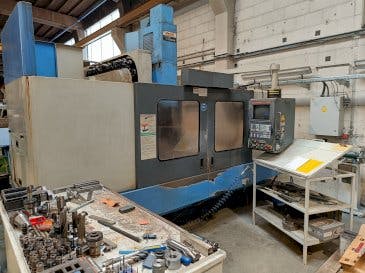 Front view of Mazak MTV655/60  machine