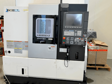 Front view of Okuma LB2000 EX II (2018)  machine