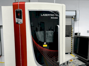 Front view of DMG SAUER  LASERTEC 50  machine