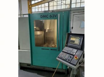 Front view of DECKEL MAHO DMC 63V  machine