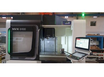 Front view of DMG MORI NVX 5100/40  machine