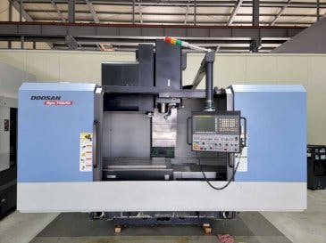 Front view of Doosan Mynx 7500/50  machine