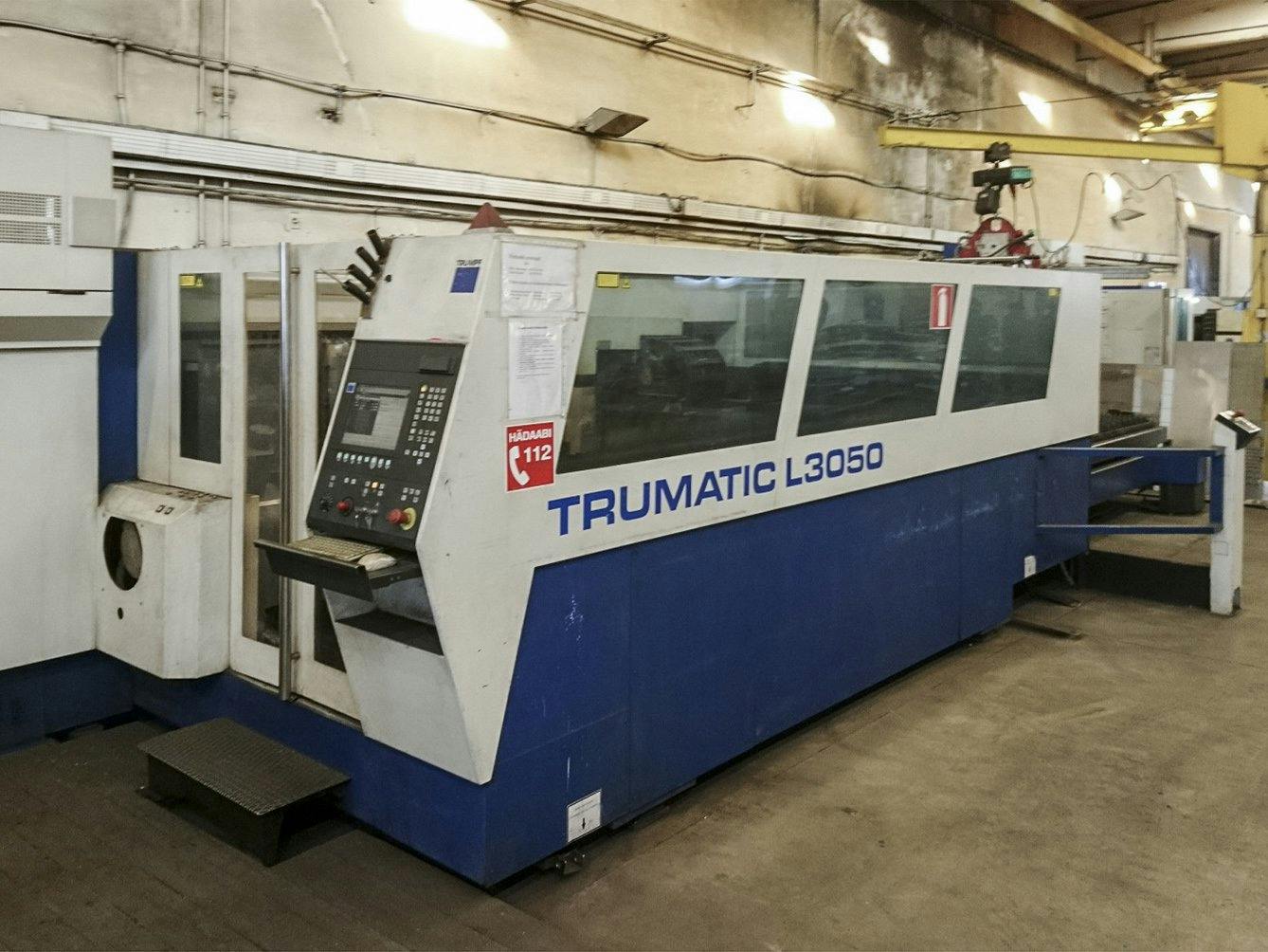 Left view of Trumpf Trumatic L3050 Machine