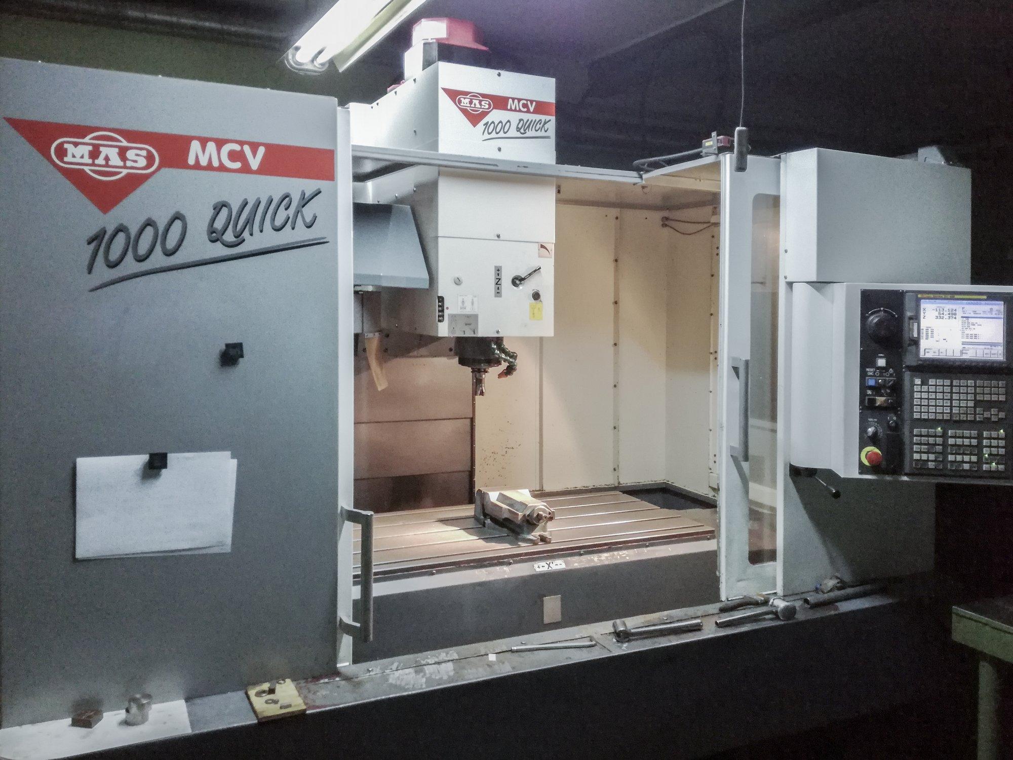 Left view of KOVOSVIT MAS MCV 1000 QUICK Machine