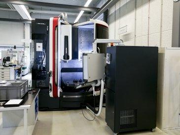 Front view of DMG MORI LASERTEC 65 machine