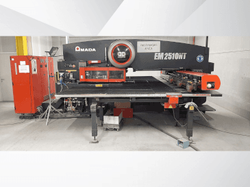 Front view of AMADA EM2510NT  machine